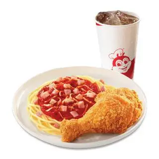 Hình ảnh 1 Mì Ý Sốt Cay vừa + 1 Miếng Gà Giòn Vui Vẻ + 1 Pepsi vừa