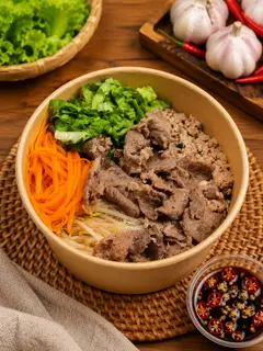 Hình ảnh Miến trộn bò