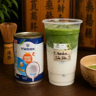 Hình ảnh Sữa Dừa Matcha Latte