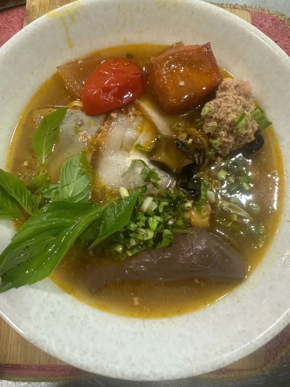 Hình ảnh Mì riêu thịt thập cẩm