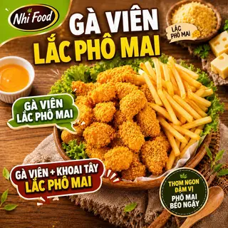 Hình ảnh Gà Popcorn lắc phô mai