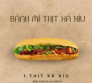 Hình ảnh Bánh mì thịt xá xíu