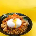 Hình ảnh Trứng luộc lòng đào - Kimchi nhà làm - Cá viên chiên - Trà sữa Đĩa Bay