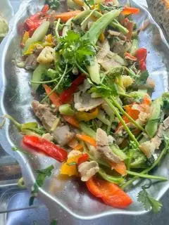 Hình ảnh Cơm thịt xào rau