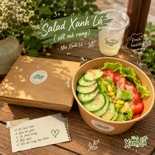 Hình ảnh Salad Xanh Lá (sốt mè rang)