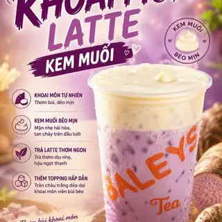 Hình ảnh Khoai Môn Latte Kem Muối 