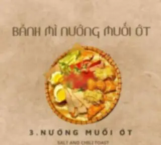 Hình ảnh Bánh mì muối ớt đặc biệt 2 bánh