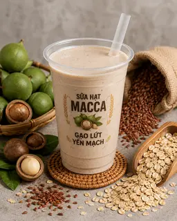 Hình ảnh Macca gạo lứt yến mạch