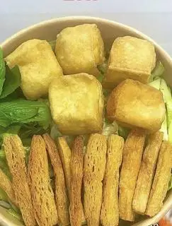 Hình ảnh Bún(hoặc mì) đậu hũ sườn chay