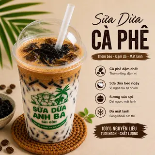 Hình ảnh Sữa Dừa Cà Phê Sương Sáo 