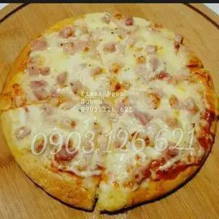 Hình ảnh Pizza thịt xông khói phô mai - 17cm