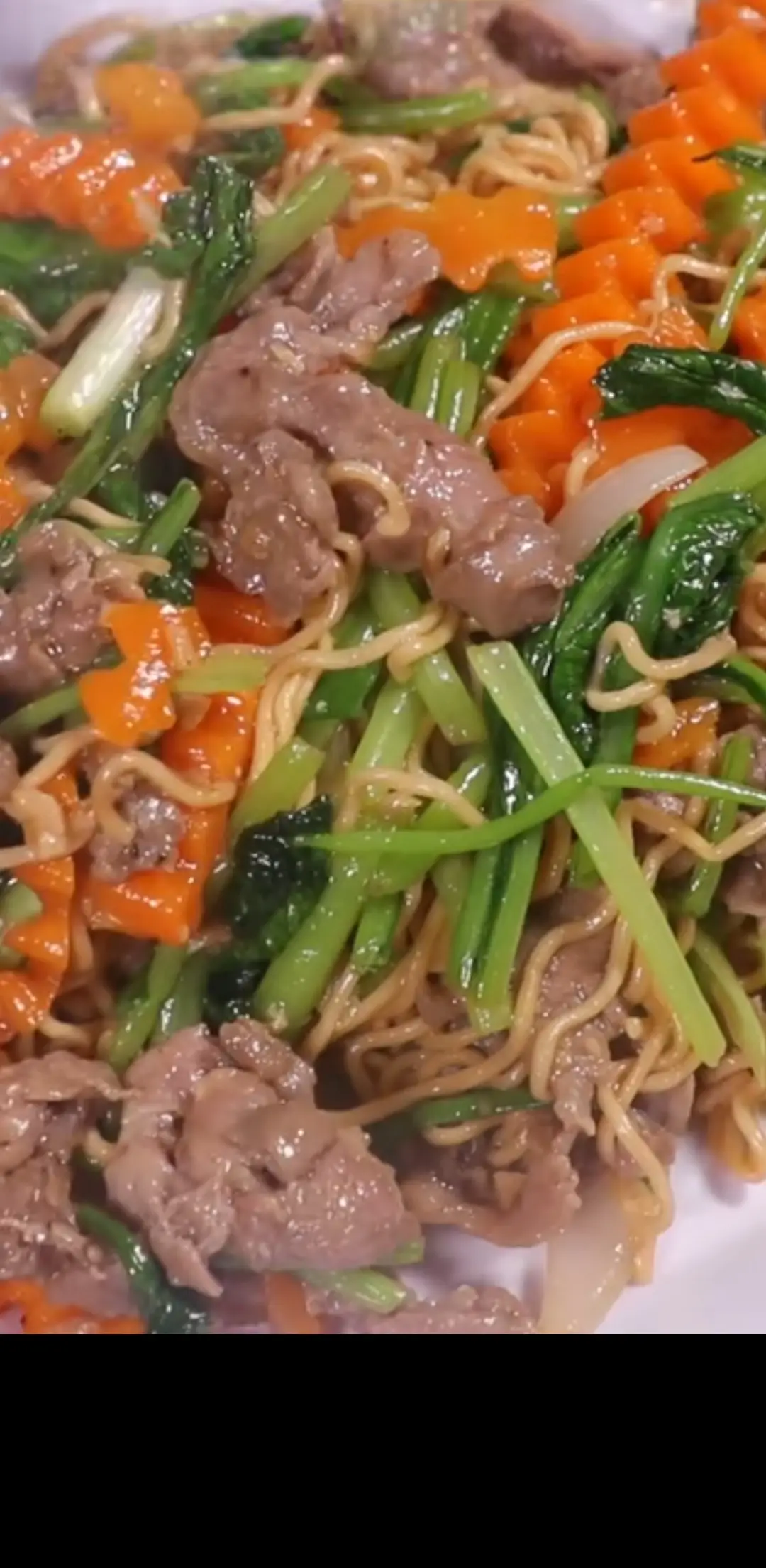 Hình ảnh mỳ xào bò