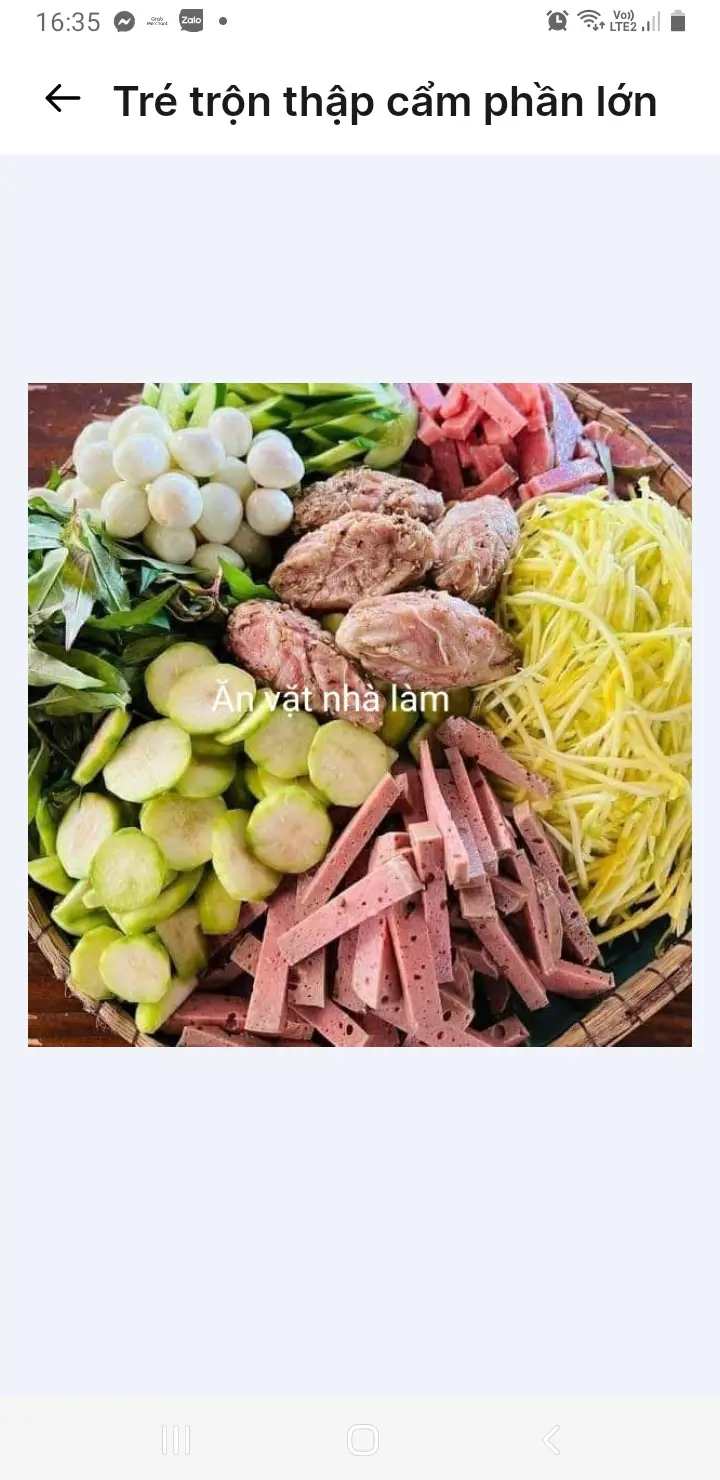 Hình ảnh Tré trộn thập cẩm ( phần vừa )