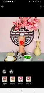 Hình ảnh Trà sữa hoa anh đào