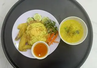Hình ảnh cơm cánh chặt 