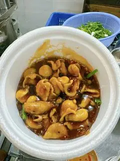 Hình ảnh Bao tử ếch + cháo + rau