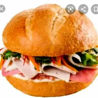 Hình ảnh Hamburger thịt chả
