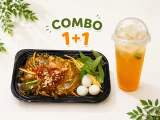 Hình ảnh Combo bánh tráng trộn truyền thống - nước