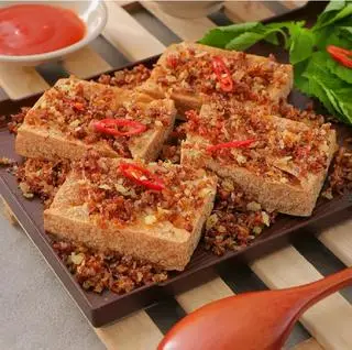 Hình ảnh Đậu Hủ Chiên Xả Ớt