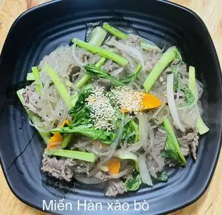 Hình ảnh Miến Hàn xào bò