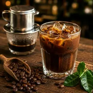 Hình ảnh Cà phê nâu đá