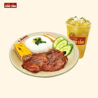 Hình ảnh Cơm Sườn Chả - Trà Xanh Tắc Mật Ong