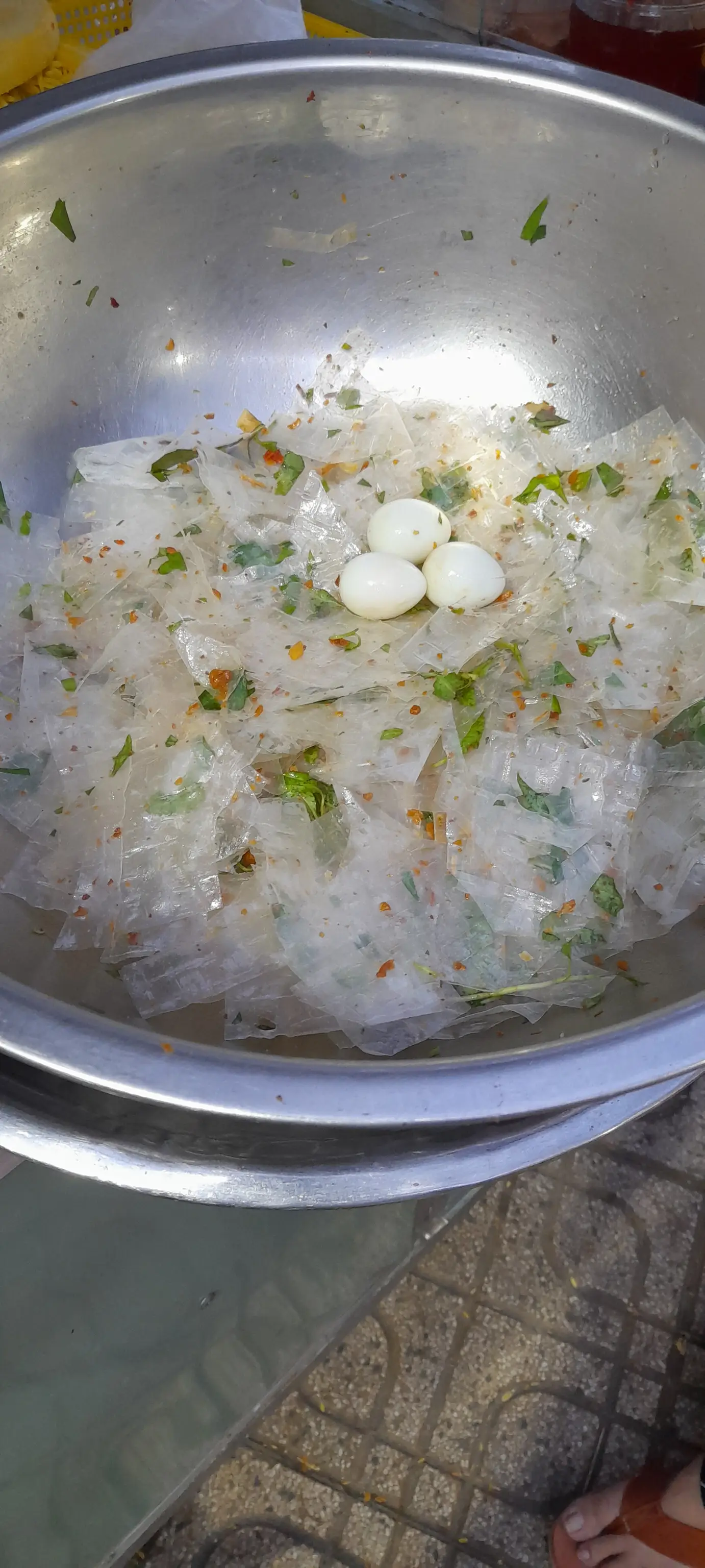 Hình ảnh bánh tráng tỏi.3 trúng cut