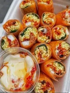 Hình ảnh bánh tráng cuốn bơ 
