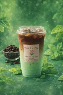 Hình ảnh Cà phê bạc hà (L)
