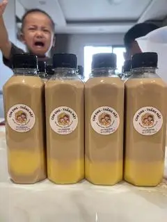 Hình ảnh Hồng trà sữa thạch pudding - Chai 330ml