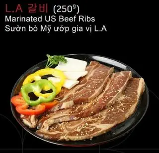 Hình ảnh Sườn bò Mỹ ướp gia vị L.A