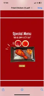 Hình ảnh Gà giòn sốt cay