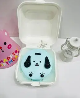 Hình ảnh bento bé cún xanh