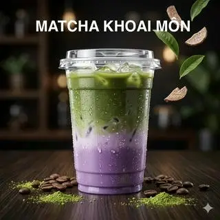Hình ảnh MATCHA KHOAI MÔN - ly 700ml