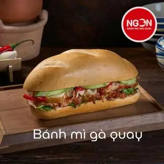 Hình ảnh Bánh mì gà quay 