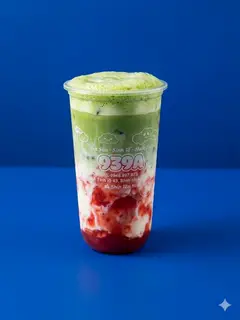 Hình ảnh matcha latte dâu