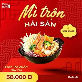 Hình ảnh Mì Trộn Hải Sản