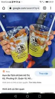 Hình ảnh Combo 2 - 10 ly kem bơ