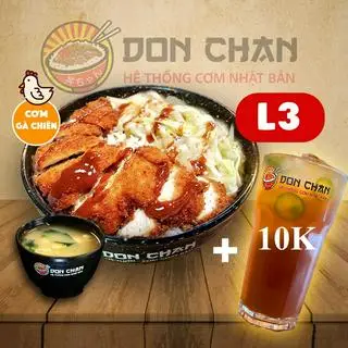 Hình ảnh Combo Cơm Gà Chiên + Trà Quất Nha Đam Chỉ 10k