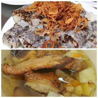 Hình ảnh Bánh cuốn chả nướng