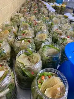 Hình ảnh gân bò muối rau tiến vua