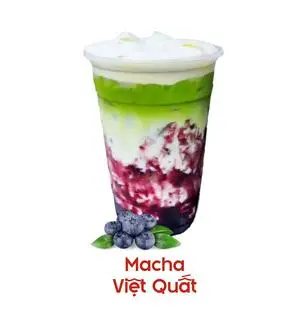 Hình ảnh matcha Việt Quất