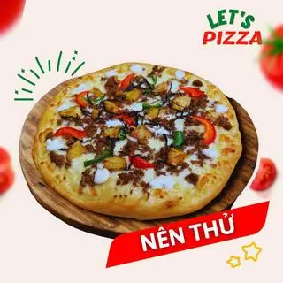 Hình ảnh Pizza Bò Teriyaki sốt Kem- Size 26cm