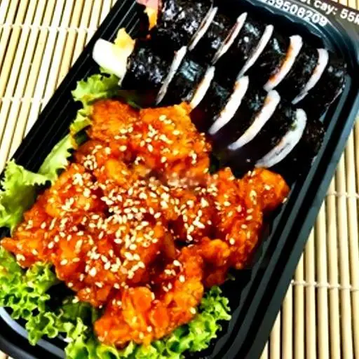 Hình ảnh Set gimbap gà cay ngọt