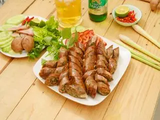 Hình ảnh Combo 7 dồi sụn Hà Thành chiên giòn - trà tắc