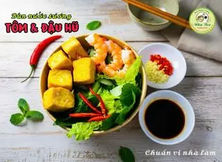 Hình ảnh Bún Nước Tương :  Tôm & Đậu Hủ Chiên