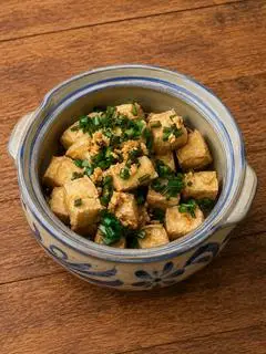 Hình ảnh Đậu rán mỡ hành tỏi
