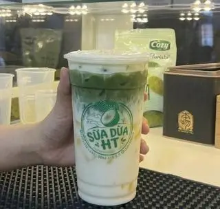 Hình ảnh Matcha latte kem muối