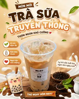 Hình ảnh Trà Sữa Truyền Thống 