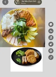 Hình ảnh Combo Bún đậu thập cẩm + chả cốm